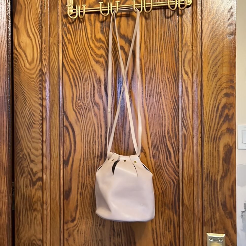 Madewell Leather Drawstring Bag